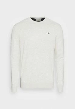 Scotch & Soda ESSENTIALS CREWNECK - Pullover - Bone White Melange -Scotch & Soda Soldes 6f186845deca4b3399cb74c0cf5adeca