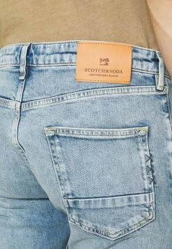 Scotch & Soda Jean Droit - Turquoise -Scotch & Soda Soldes 6f39a725a10a4b2f8aeb9896b6be0dfb