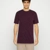 Scotch & Soda CLASSIC CREW NECK TEE - T-shirt Imprimé - Bordeaux
