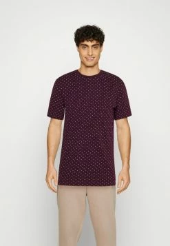 Scotch & Soda CLASSIC CREW NECK TEE - T-shirt Imprimé - Bordeaux