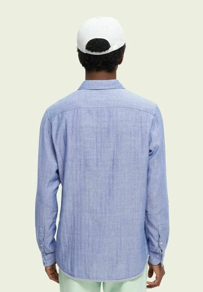 Scotch & Soda REGULAR-FIT BONDED - Chemise - Blue Melange 3 Scotch & Soda REGULAR-FIT BONDED - Chemise - Blue Melange – Image 3