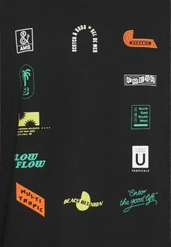 Scotch & Soda T-shirt à Manches Longues - Black -Scotch & Soda Soldes 6fc0c972ab0e4bc092874abbb36fba89