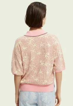 Scotch & Soda Polo - Pink -Scotch & Soda Soldes 701601c0504144cc9df6e441adf7ee1e