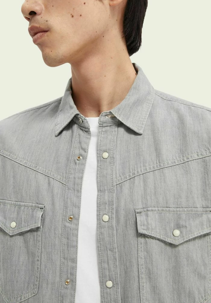Scotch & Soda REGULAR - Chemise - Grey 4 Scotch & Soda REGULAR - Chemise - Grey – Image 4