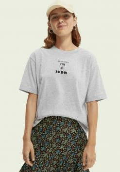 Scotch & Soda T-shirt Imprimé - Grey Melange