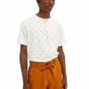 Scotch & Soda CLASSIC CREWNECK TEE - T-shirt Imprimé - Off-white/multi-coloured