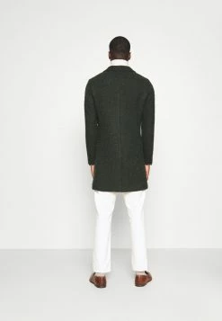 Scotch & Soda SINGLE BLEND OVERCOAT - Manteau Classique - Evergreen -Scotch & Soda Soldes 71215e4f87f846a9b4218001a989bd03