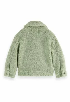 Scotch & Soda BOXY FIT BONDED TRUCKER - Veste D'hiver - Pistache -Scotch & Soda Soldes 723d4a85a52c4fd3a03083089c80e6e6