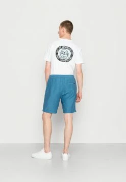 Scotch & Soda FAVE BLEND BEACH - Short - Steel Melange -Scotch & Soda Soldes 727af6d7376f4e09a0409e75d0cb220a