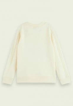 Scotch & Soda Sweatshirt - Ecru -Scotch & Soda Soldes 729f7971bcd146e994ba8bcb7f3c8a48