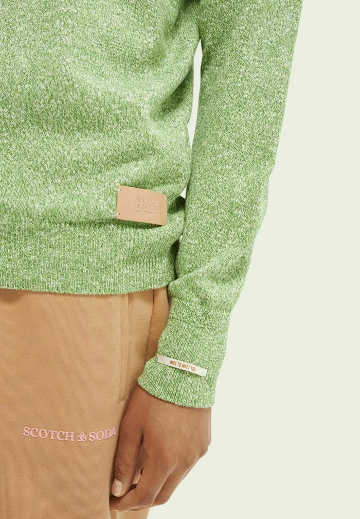 Scotch & Soda Pullover - Landscape Green Melange 3 Scotch & Soda Pullover - Landscape Green Melange – Image 3