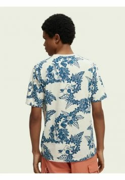 Scotch & Soda T-shirt Imprimé - White Blue 9 Scotch & Soda T-shirt Imprimé - White Blue -Scotch & Soda Soldes 73acc8c42d6e40498ea0295a996668e8