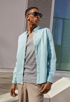 Scotch & Soda SLIM FIT OXFORD - Chemise - Smash Mint -Scotch & Soda Soldes 73f2d93b2ca948b29b62dbdda0fd7836