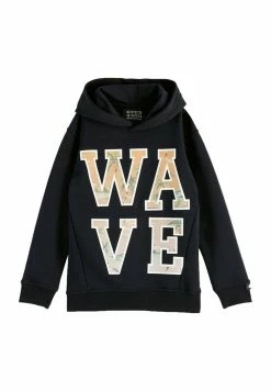 Scotch & Soda OVERSIZED - Sweat à Capuche - Night -Scotch & Soda Soldes 742e050995814593ad66d08968f346ed