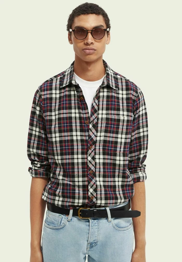 Scotch & Soda FLANNEL - Chemise - Grey 1 Scotch & Soda FLANNEL - Chemise - Grey