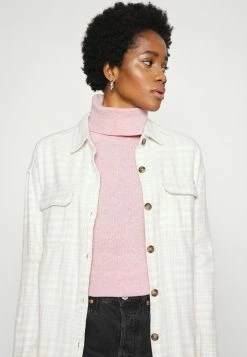 Scotch & Soda TURTLE NECK REGULAR FIT - Pullover - Pink Cloud Melange -Scotch & Soda Soldes 74d644bc49f74366934cf061c66fc2a1