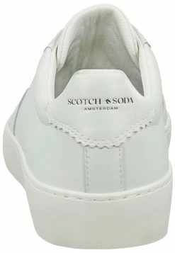 Scotch & Soda PLAKKA - Baskets Basses - White -Scotch & Soda Soldes 74da2ee717274fde88dbbb68012c115b