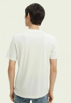Scotch & Soda GRAPHIC - T-shirt Imprimé - Denim White -Scotch & Soda Soldes 75709a7ebd16444bbe4c6efe81cbfecf