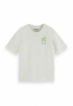 Scotch & Soda ORGANIC - T-shirt Imprimé - Off White