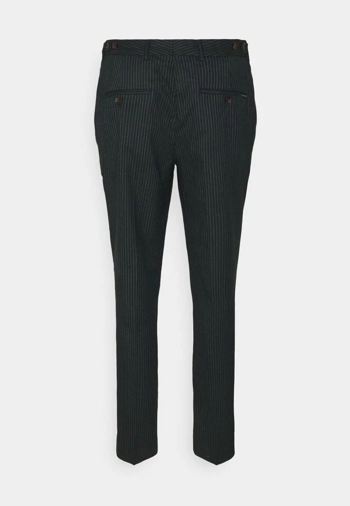 Scotch & Soda BLAKE CLASSIC PLEATED - Chino - Dark Blue 2 Scotch & Soda BLAKE CLASSIC PLEATED - Chino - Dark Blue – Image 2