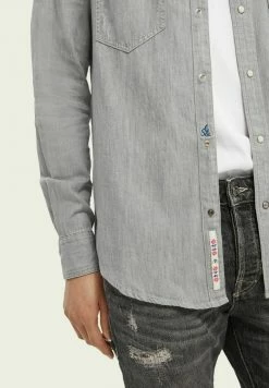 Scotch & Soda REGULAR - Chemise - Grey 11 Scotch & Soda REGULAR - Chemise - Grey -Scotch & Soda Soldes 7664c72318e94aeb8d422b2d971e8565