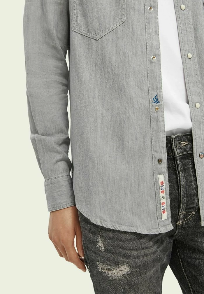Scotch & Soda REGULAR - Chemise - Grey 5 Scotch & Soda REGULAR - Chemise - Grey – Image 5