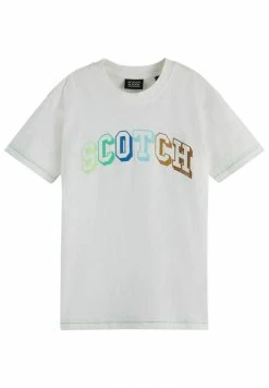 Scotch & Soda T-shirt Imprimé - White