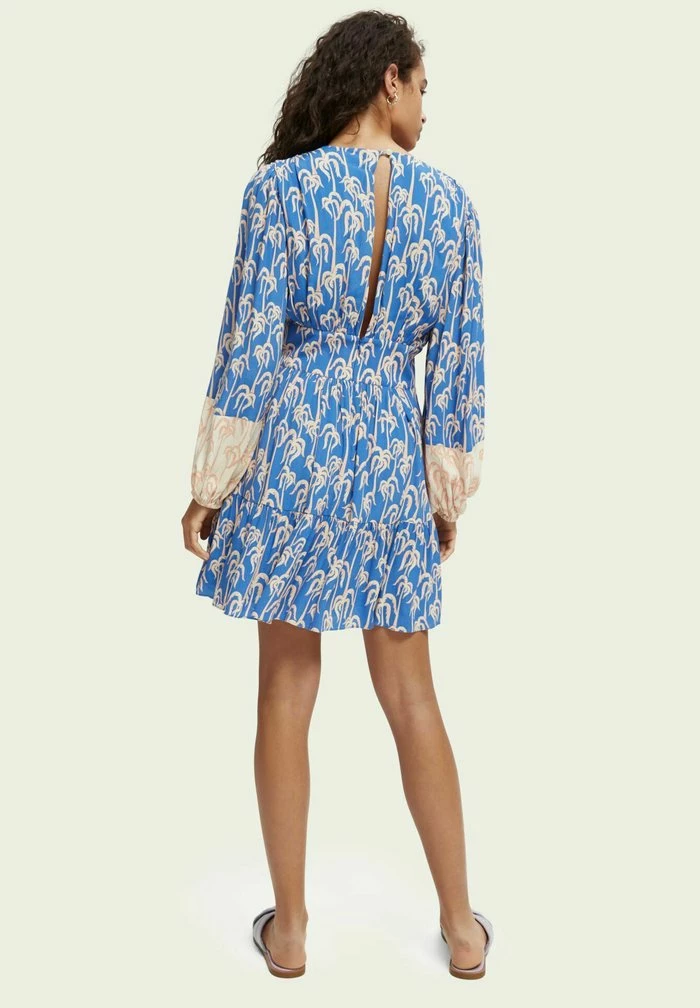Scotch & Soda Robe De Jour - Blue 3 Scotch & Soda Robe De Jour - Blue – Image 3