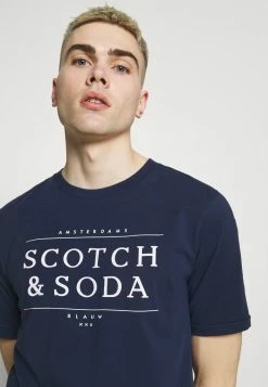 Scotch & Soda SHORT SLEEVE LOGO TEE - T-shirt Imprimé - Navy 9 Scotch & Soda SHORT SLEEVE LOGO TEE - T-shirt Imprimé - Navy -Scotch & Soda Soldes 77c1bb228e2a41899f484b273226c654