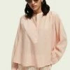 Scotch & Soda GATHERED - Blouse - Cadillac Pink