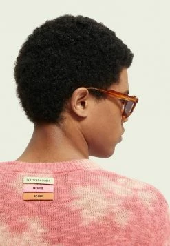 Scotch & Soda STRIPED SWEATER WITH BLEACH TIE-DYE - Pullover - Combo A -Scotch & Soda Soldes 79b8ddd069f74db8b5267299dfb8db33