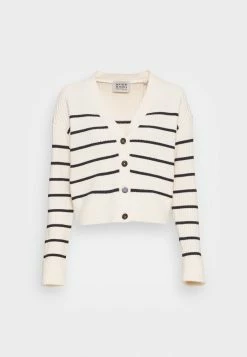 Scotch & Soda V-NECK STRIPED CHUNKY BLEND CARDIGAN - Gilet - Combo -Scotch & Soda Soldes 79be2036fbb944cba299267101534662