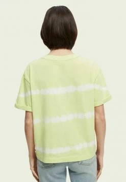 Scotch & Soda LOOSE FIT - T-shirt Imprimé - Lime -Scotch & Soda Soldes 79f67d3790324758a2ad0aa36135634f