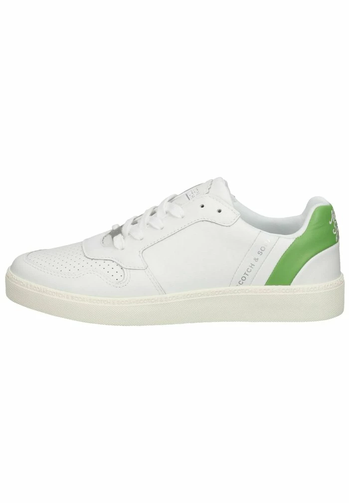 Scotch & Soda LAURITE - Baskets Basses - White/green 1 Scotch & Soda LAURITE - Baskets Basses - White/green
