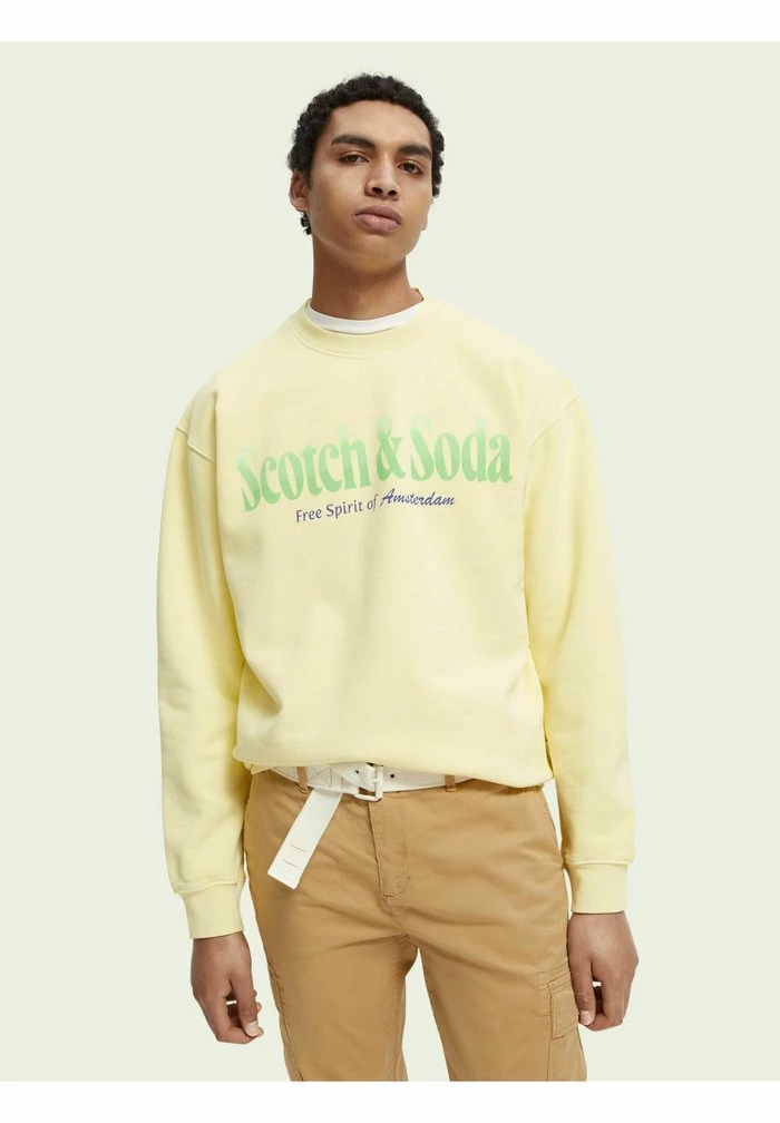 Scotch & Soda Sweatshirt - Yellow 1 Scotch & Soda Sweatshirt - Yellow