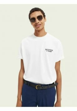 Scotch & Soda T-shirt Imprimé - Denim White