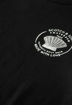 Scotch & Soda T-shirt Imprimé - Black -Scotch & Soda Soldes 7c1f6b67719b408f8117973f016df95f
