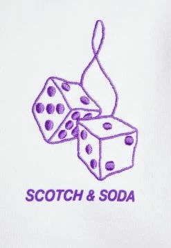 Scotch & Soda CREW NECK ARTWORK - Sweatshirt - White -Scotch & Soda Soldes 7c619a763a4e45e7b7d06a732c7799ba