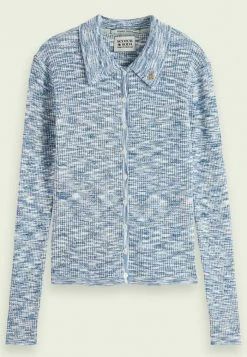 Scotch & Soda DYED - Gilet - Pacific Blue Melange -Scotch & Soda Soldes 7de3e49844c142f295ac41abca08ca41