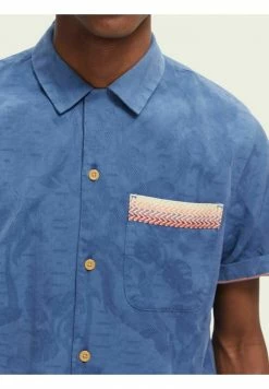 Scotch & Soda Chemise - Indigo -Scotch & Soda Soldes 7df1f924c4f64727b5667198f5d30c27