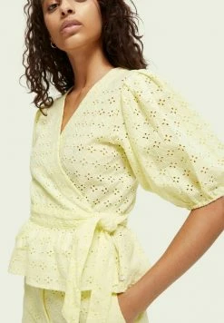 Scotch & Soda Blouse - Lemon -Scotch & Soda Soldes 7e1ed043305648fab79fd7bff7f5f5ae