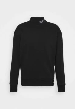 Scotch & Soda CLEAN FELPA WITH HIGH COLLAR - Sweatshirt - Black -Scotch & Soda Soldes 7eba7e110dbc4bb59ec00cef1b5d7b81