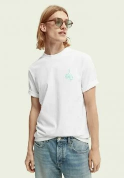 Scotch & Soda GRAPHIC - T-shirt Imprimé - White