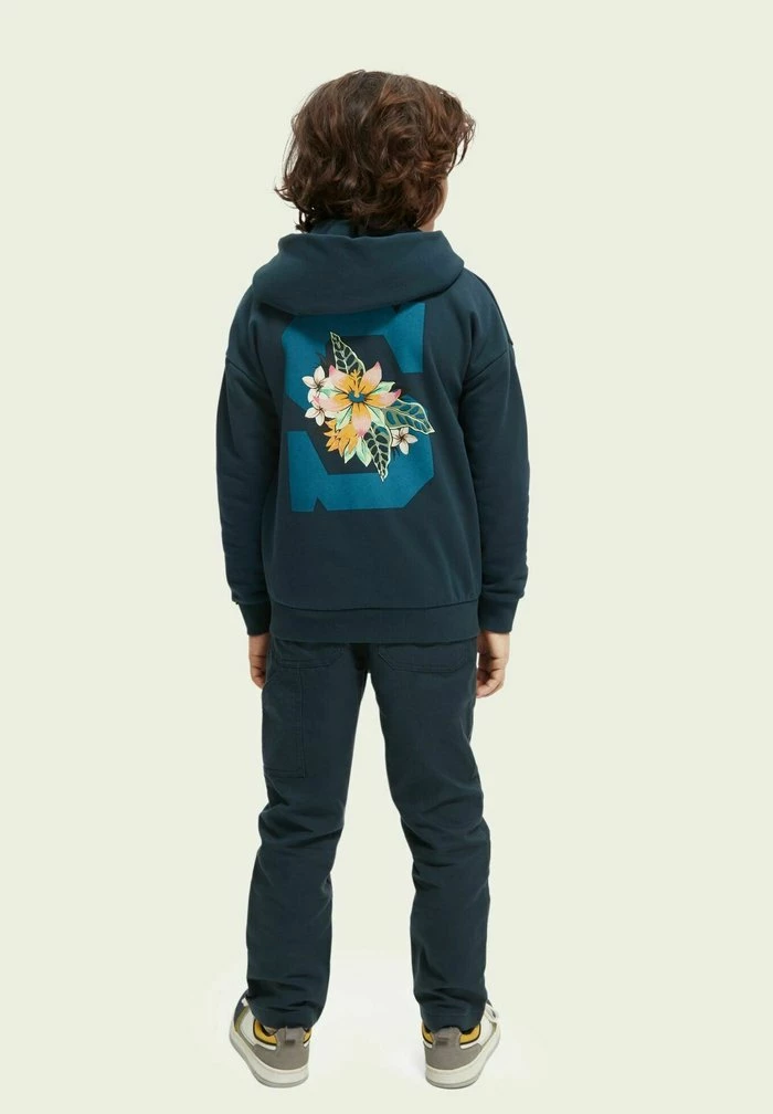 Scotch & Soda GRAPHIC - Sweat à Capuche Zippé - Deep Sea 3 Scotch & Soda GRAPHIC - Sweat à Capuche Zippé - Deep Sea – Image 3