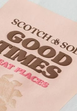 Scotch & Soda T-shirt Imprimé - Off White -Scotch & Soda Soldes 81126c1675ee4200a200eceb811fcbe9