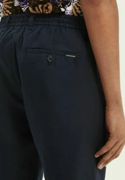 Scotch & Soda PLEATED SLIM-FIT - Pantalon Classique - Night -Scotch & Soda Soldes 8134b0711e494d7ebf16c5ab09f7c0eb