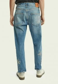 Scotch & Soda DEAN - Jean Boyfriend - Free The Blauw Repair -Scotch & Soda Soldes 815484ff6eab4f3788524ae4096aac99