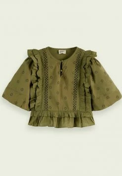 Scotch & Soda Blouse - Bamboo -Scotch & Soda Soldes 8218fb2b1582405dab0ef2c1b86602c3