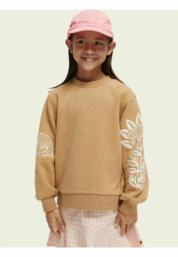 Scotch & Soda Sweatshirt - Sand Melange 2 Scotch & Soda Sweatshirt - Sand Melange – Image 2