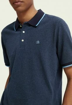 Scotch & Soda Polo - Blue -Scotch & Soda Soldes 8305b91f76254134a1c75afb406d58c9
